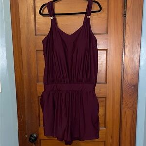 BloomChic Deep Purple One Piece Swimsuit